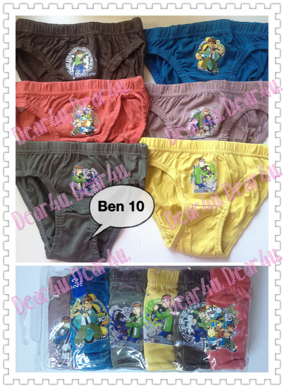Boys Underwear undies briefs - Ben Ten 10 - pack of 6 - Click Image to Close