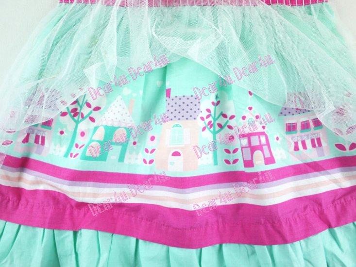 Girls babies summer party dress sleeveless houses and patterns - Click Image to Close