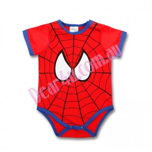 Boys baby toddler cotton Romper - Spiderman shortsleeve