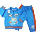 Boys Giggle and Hoot fleece Tracksuit outfit - Blue