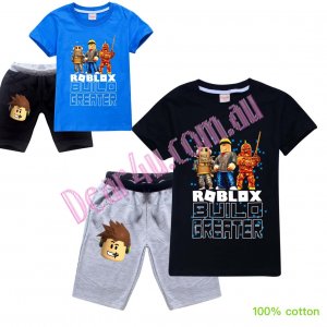Boys Roblox 100% cotton short sleeve pjs outfit