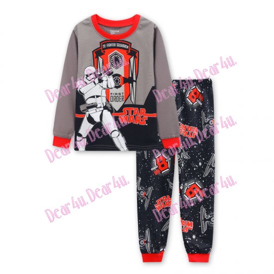Babies boys long sleeve cotton 2pcs pyjama pjs - Star Wars - Click Image to Close