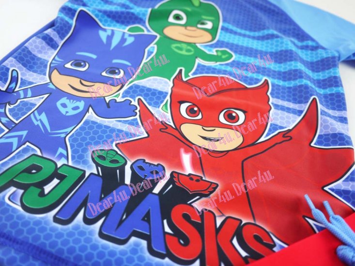 Kids swimming bather swim suit top trunks - PJ masks 2 - Click Image to Close