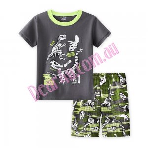 Babies boys DINOSAUR 2pcs pyjama pjs - cotton