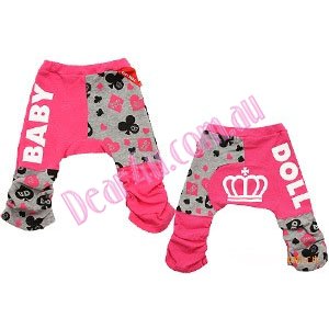 Baby boys/girls spring/autumn thick tights pants leggings-pink