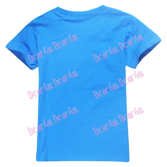 Boys Marshmello DJ Music 100% cotton T-shirt - blue - Click Image to Close