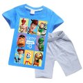 Boys Toy Story 4 short sleeve set pjs 100% cotton - blue