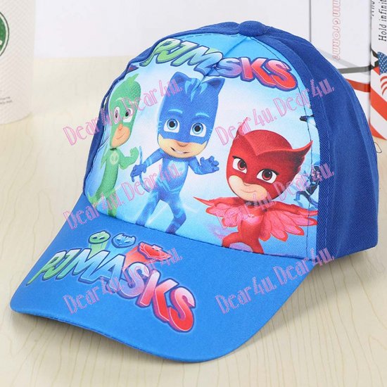Kids 3d cap hat - PJ Mask 4 blue - Click Image to Close