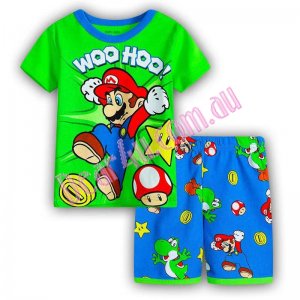 Babies boys Mario Super bro 2pcs pyjama pjs - cotton