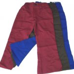School Uniform girls bootleg pants Royal blue brown maroon 5-12