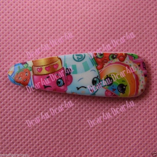 Shopkins Girls Hair Clip clips Multiple Colours - Click Image to Close