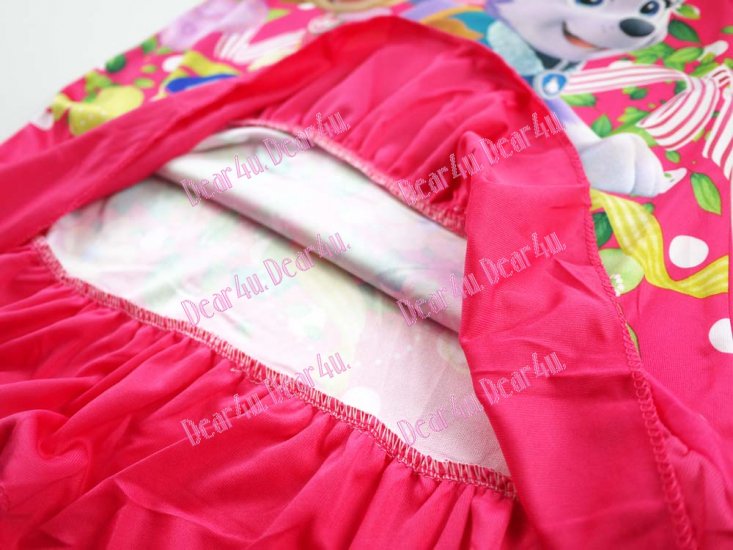 Girls PAW PATROL nightie dress pyjama pjs - purple red pink - Click Image to Close