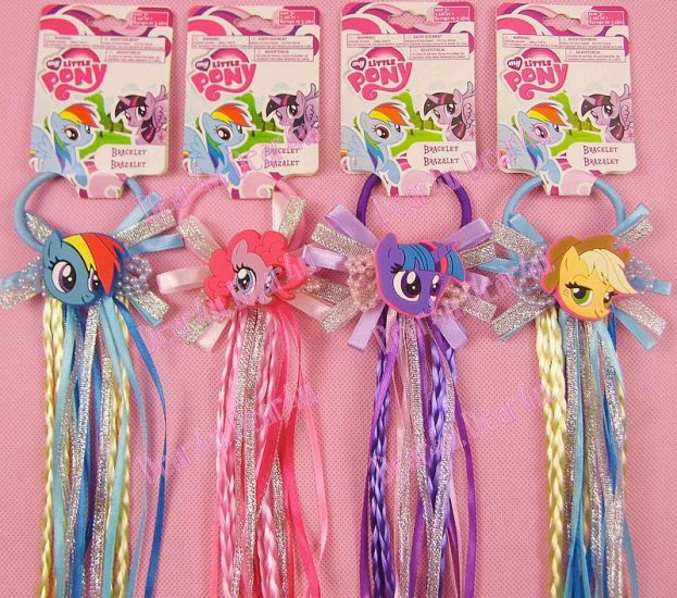 My Little Pony Girls Hair rope with hair Multiple Colours 2 - Click Image to Close