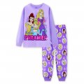 Babies girls long sleeve cotton 2pcs pyjama pjs - Princess