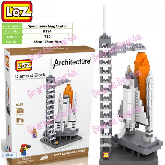 Space Launching Center LOZ iBLOCK Micro Mini Building Lego - Click Image to Close