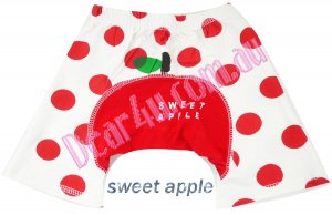 Baby boys/girls bloomer nappy cover short pants - sweet apple