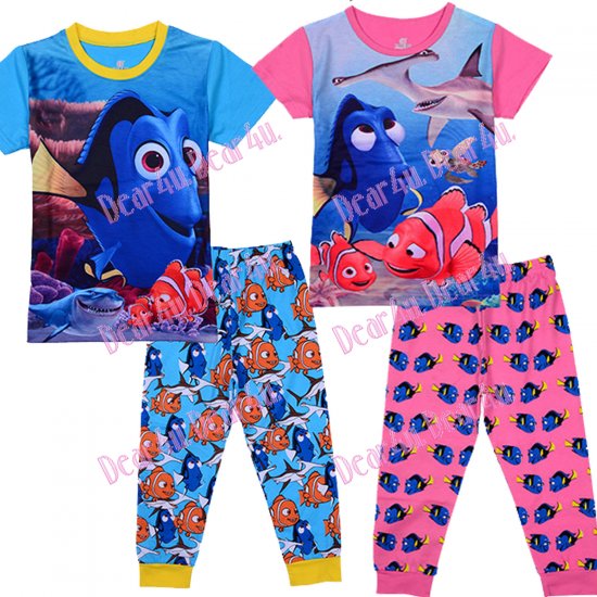 Boys / Girls FIND DORY NEMO2 summer cotton pjs - Click Image to Close