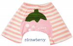 Baby boys/girls bloomer nappy cover short pants - strawberry