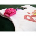 Girls summer Princess dress with 3D flower - pink
