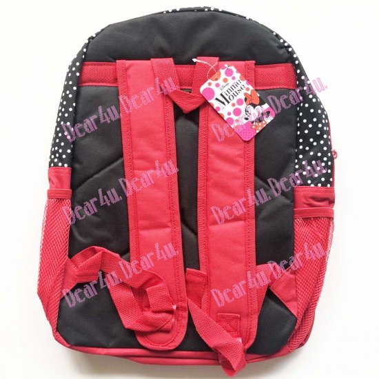 Large Boys girls kids school picnic backpack bag - Minnie Mouse - Click Image to Close