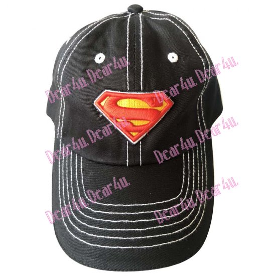 Kids sports baseball cap hat -Superman - Click Image to Close