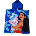 Girls boys small Bath / Beach hooded Towel - Moana