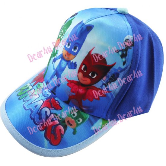 Kids 3d cap hat - PJ Mask 1 dark Blue - Click Image to Close