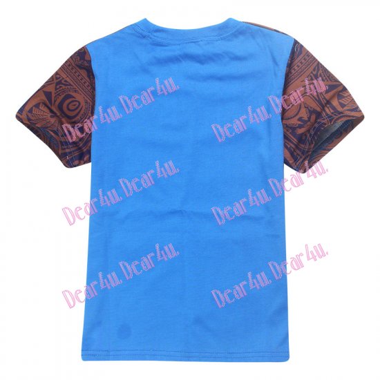 Boys MOANA short sleeve tee t-shirt - Maui - Click Image to Close