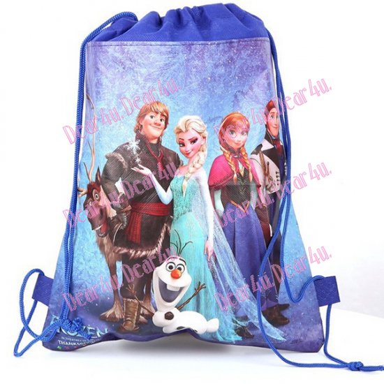 Frozen children's bags Baby Snacks Backpack drawstring - Click Image to Close