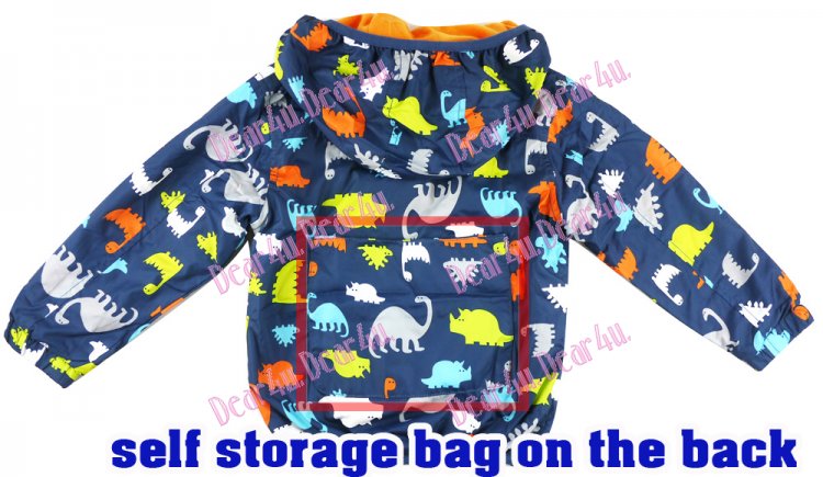 Little Dinosaur spring autumn liner hoodie jacket - self storage - Click Image to Close