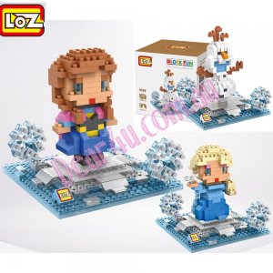 Frozen Elsa Anna Olaf LOZ iBLOCK Micro Mini Building Lego set