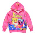 Girls pink hoodie top jacket - BABY SHARK
