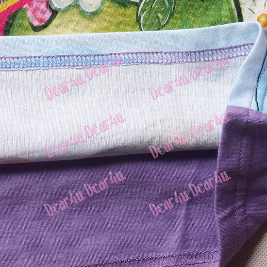 Girls Shopkins cotton t-shirt - purple - Click Image to Close