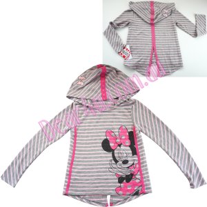 Girls Minnie Mouse stripe hoodie top
