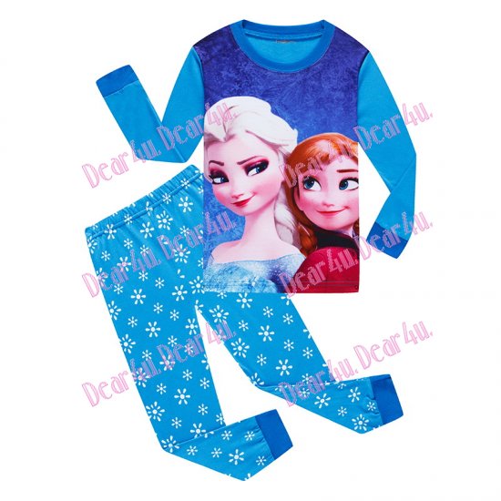Babies girls long sleeve cotton 2pcs pyjama pjs - Frozen 2 - Click Image to Close