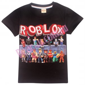 Boys ROBLOX 100% cotton T-shirt - black2