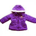 Girls Winter warm hooded Jacket coat - Tinkerbell purple