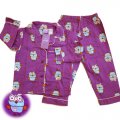 Girls Flannelette Pyjama sleepwear pjs- Giggle and Hoot purple