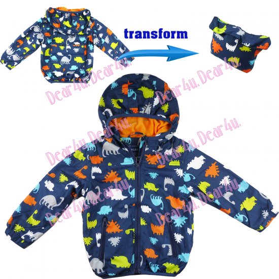 Little Dinosaur spring autumn liner hoodie jacket - self storage - Click Image to Close
