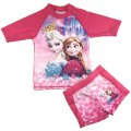 Kids swimming bather swim suit top trunks - Frozen Elsa and Anna