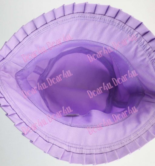 Kids toddler bucket hat - Frozen purple - Click Image to Close