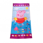 Boys Girls Large Bath / Beach Towel - Peppa pig