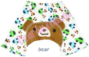 Baby boys/girls bloomer nappy cover short pants - bear