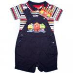 Boys Chuggington two piecs overall with matched collar shirt