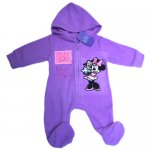 Baby Girls Winter Minnie Mouse overall - Purple