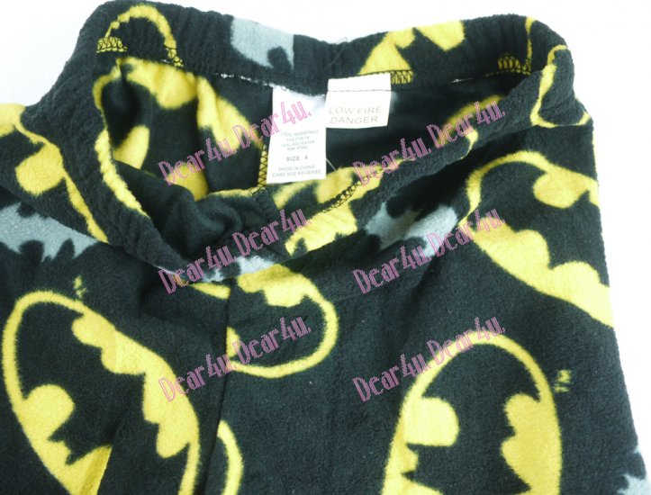 Boys 2pcs fleece pyjama pjs - Batman - Click Image to Close