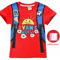 Ryan toys review 100% cotton T-shirt - red