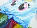 Girls My Little Pony rainbow party dress ruffle dress