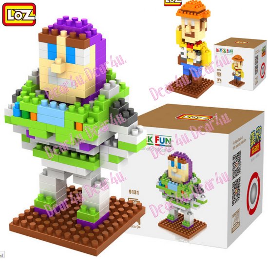 Toy Story Buzz lightyear LOZ iBLOCK Micro Mini Building Lego set - Click Image to Close
