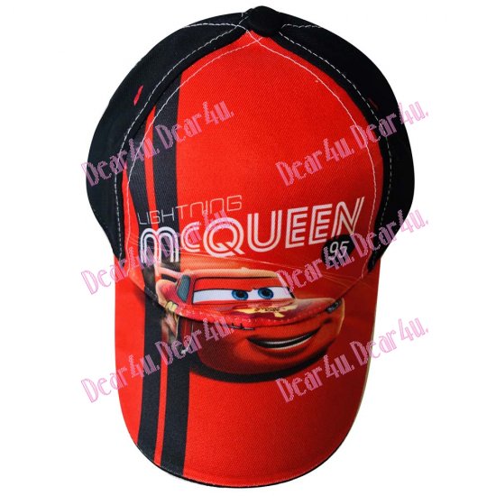 Kids sports baseball cap hat - Cars McQueen - Click Image to Close